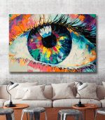 "Fluorite" conceptuelle de l'oeil  - Tableau Décoratif Murale