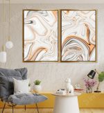 Art Passion - Tableau Design avec Cadre Américain