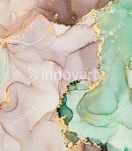 Art du Marbre Fluide - Tableau Design avec Cadre Américain – Image 2