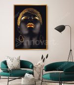 Beautiful African Women  - Tableau Design avec Cadre Américain