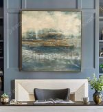 Beautiful Midnight - Tableau Design avec Cadre Américain