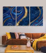 Bleu Tendance - Tableau Décoratif Murale