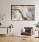 Calligraphie Islamique CA20 - Design Moderne avec Cadre Américain