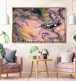 Calligraphie Islamique CA33 - Design Moderne avec Cadre Américain