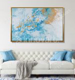 Calligraphie Islamique CA34 - Design Moderne avec Cadre Américain