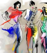 Esquisse Abstraite - Tableau Décoratif Murale – Image 2