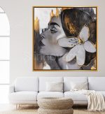 Femme charismatique - Tableau Design avec Cadre Américain