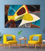 Fragment of Graffiti Drawings - Tableau Décoratif Murale