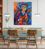 Guitariste - Tableau Décoratif Murale