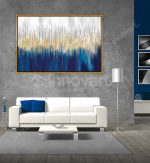 La Marguerite - Tableau Design avec Cadre Américain