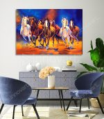 Sept Peinture à Cheval  - Tableau Décoratif Murale