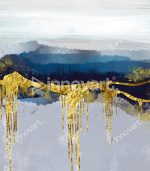 Texture Peinte - Tableau Design avec Cadre Américain – Image 2