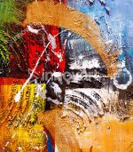 abstraction Aquarelle - Tableau Décoratif Murale – Image 2