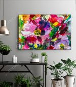 Paint Vivid Flowers - Tableau Décoratif Murale