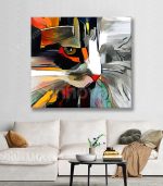 Visage d'un Chat  - Tableau Décoratif Murale